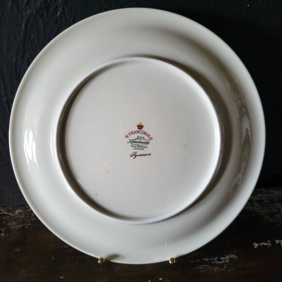 Franconia-Krautheim Porcelain "Sycamore" Dinner Plate Leaf Pattern Fall Dining - Picture 4 of 6